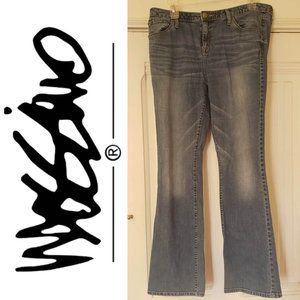 12R Mossimo Curvy Bootcut Jeans, Faded